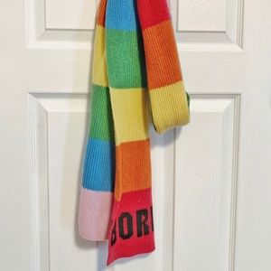 COPY - Lazy Oaf Rainbow “BORING” Scarf